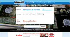Desktop Screenshot of datasheet4u.com