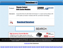 Tablet Screenshot of datasheet4u.com